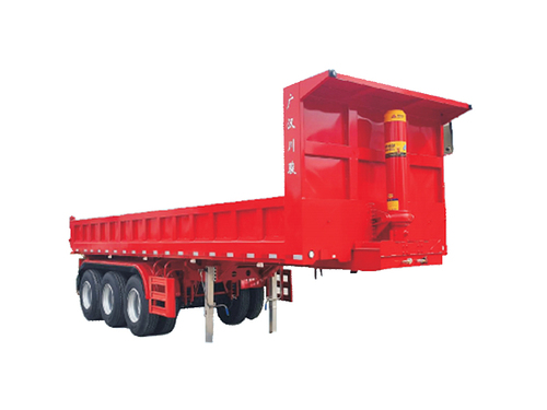 欄板自卸半掛車